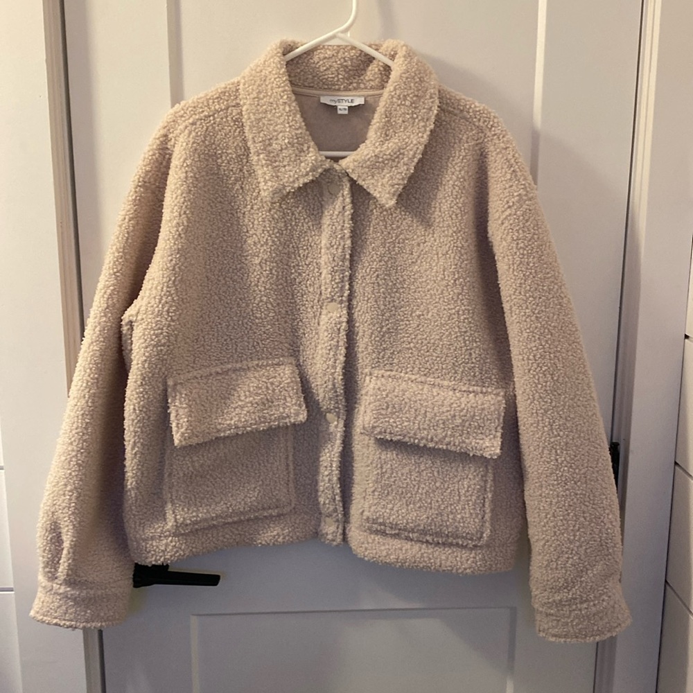 Teddy bear coat- Womens XL